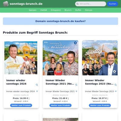 Screenshot sonntags-brunch.de