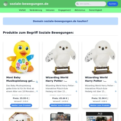 Screenshot soziale-bewegungen.de
