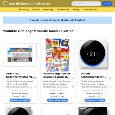 Screenshot soziale-kommunikation.de