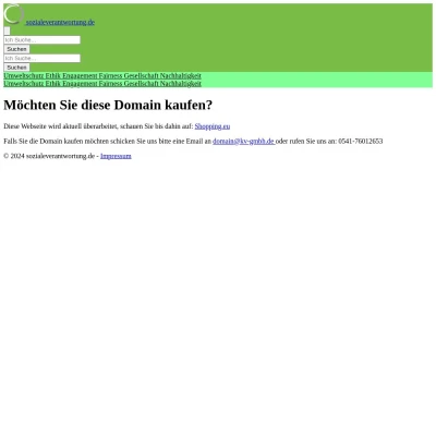 Screenshot sozialeverantwortung.de