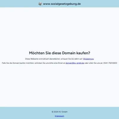 Screenshot sozialgesetzgebung.de