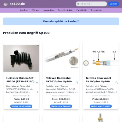 Screenshot sp100.de