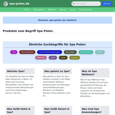 Screenshot spa-polen.de