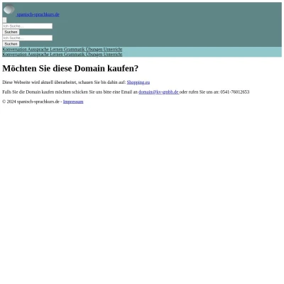 Screenshot spanisch-sprachkurs.de