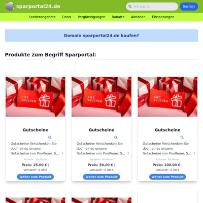 Screenshot sparportal24.de