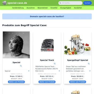 Screenshot special-case.de