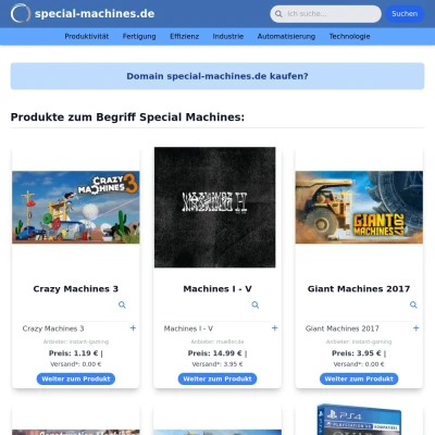 Screenshot special-machines.de