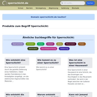 Screenshot sperrschicht.de
