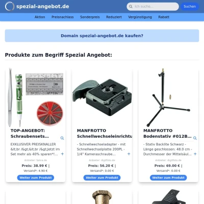 Screenshot spezial-angebot.de