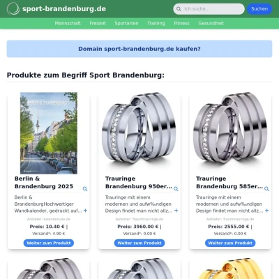 Screenshot sport-brandenburg.de