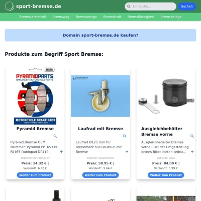 Screenshot sport-bremse.de