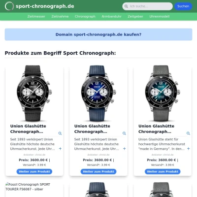 Screenshot sport-chronograph.de