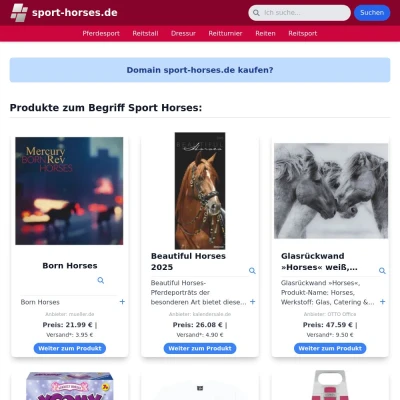 Screenshot sport-horses.de