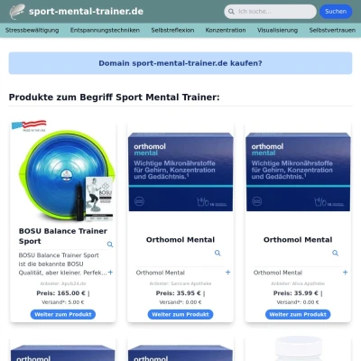 Screenshot sport-mental-trainer.de