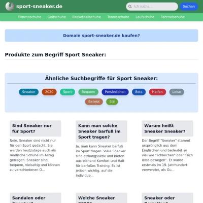 Screenshot sport-sneaker.de