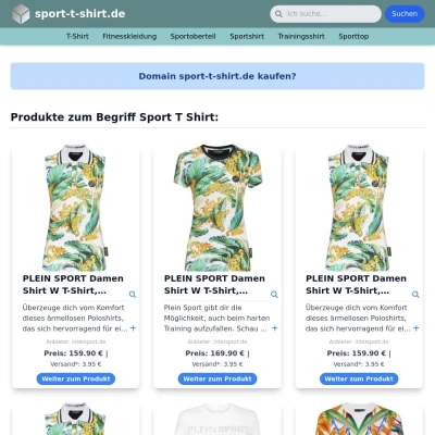 Screenshot sport-t-shirt.de