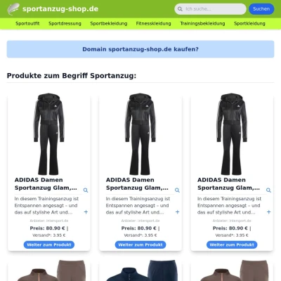 Screenshot sportanzug-shop.de