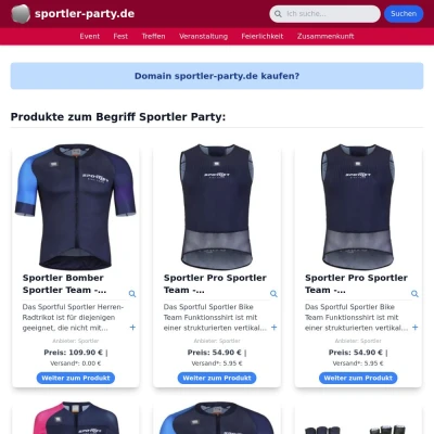 Screenshot sportler-party.de