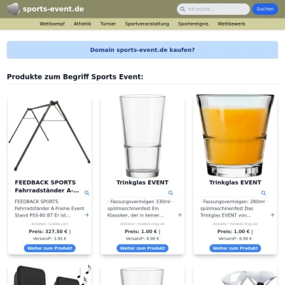 Screenshot sports-event.de