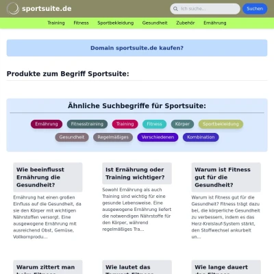 Screenshot sportsuite.de