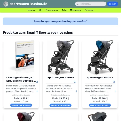 Screenshot sportwagen-leasing.de