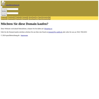 Screenshot sprachbetrachtung.de