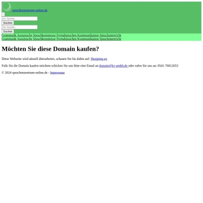 Screenshot sprachenzentrum-online.de