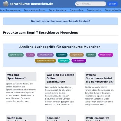 Screenshot sprachkurse-muenchen.de