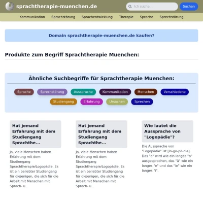 Screenshot sprachtherapie-muenchen.de