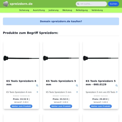 Screenshot spreizdorn.de