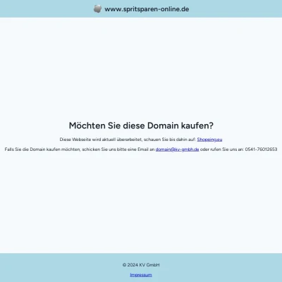 Screenshot spritsparen-online.de