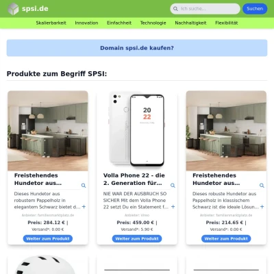 Screenshot spsi.de