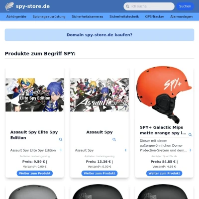 Screenshot spy-store.de