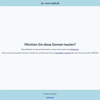 Screenshot sqdi.de
