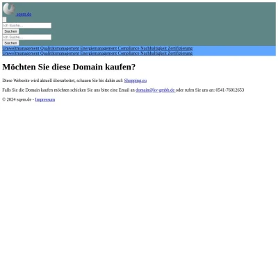 Screenshot sqem.de