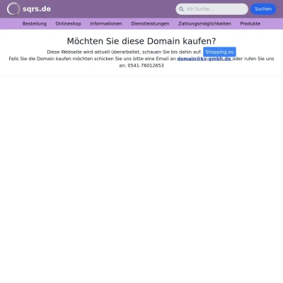 Screenshot sqrs.de