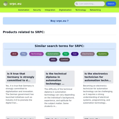 Screenshot srpc.eu