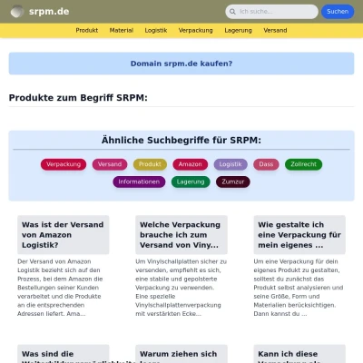 Screenshot srpm.de