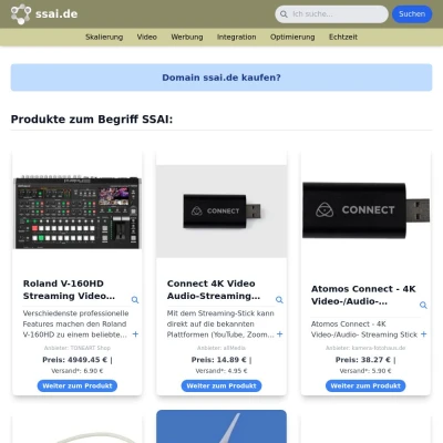 Screenshot ssai.de