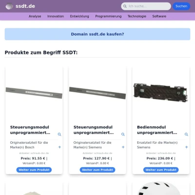 Screenshot ssdt.de