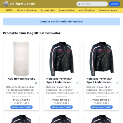 Screenshot ssl-formular.de