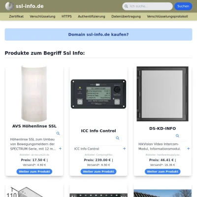 Screenshot ssl-info.de