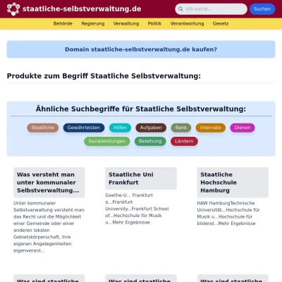 Screenshot staatliche-selbstverwaltung.de