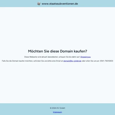 Screenshot staatssubventionen.de