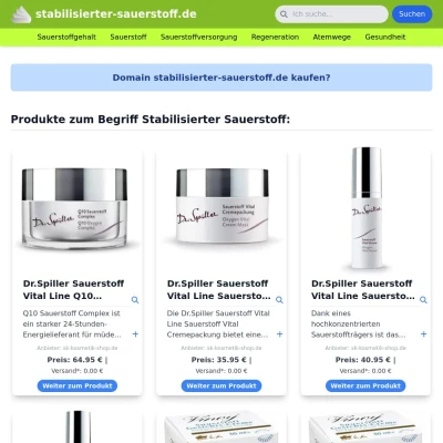 Screenshot stabilisierter-sauerstoff.de