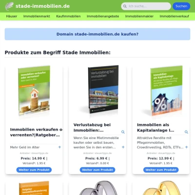 Screenshot stade-immobilien.de