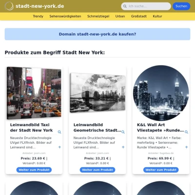 Screenshot stadt-new-york.de