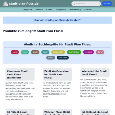 Screenshot stadt-plan-fluss.de