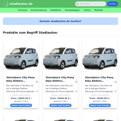 Screenshot stadtautos.de