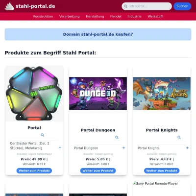 Screenshot stahl-portal.de